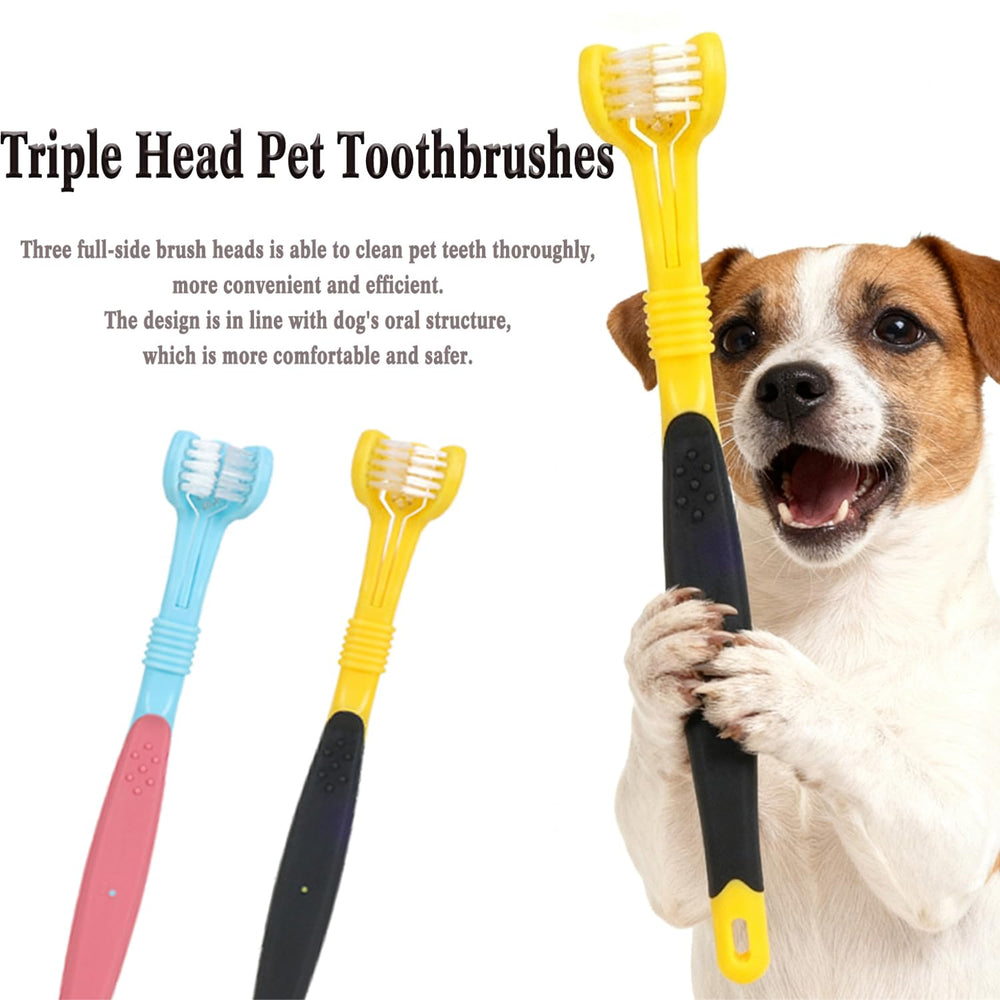 YMCCOOL long-handle double-headed brush shows front-and-back teeth coverage