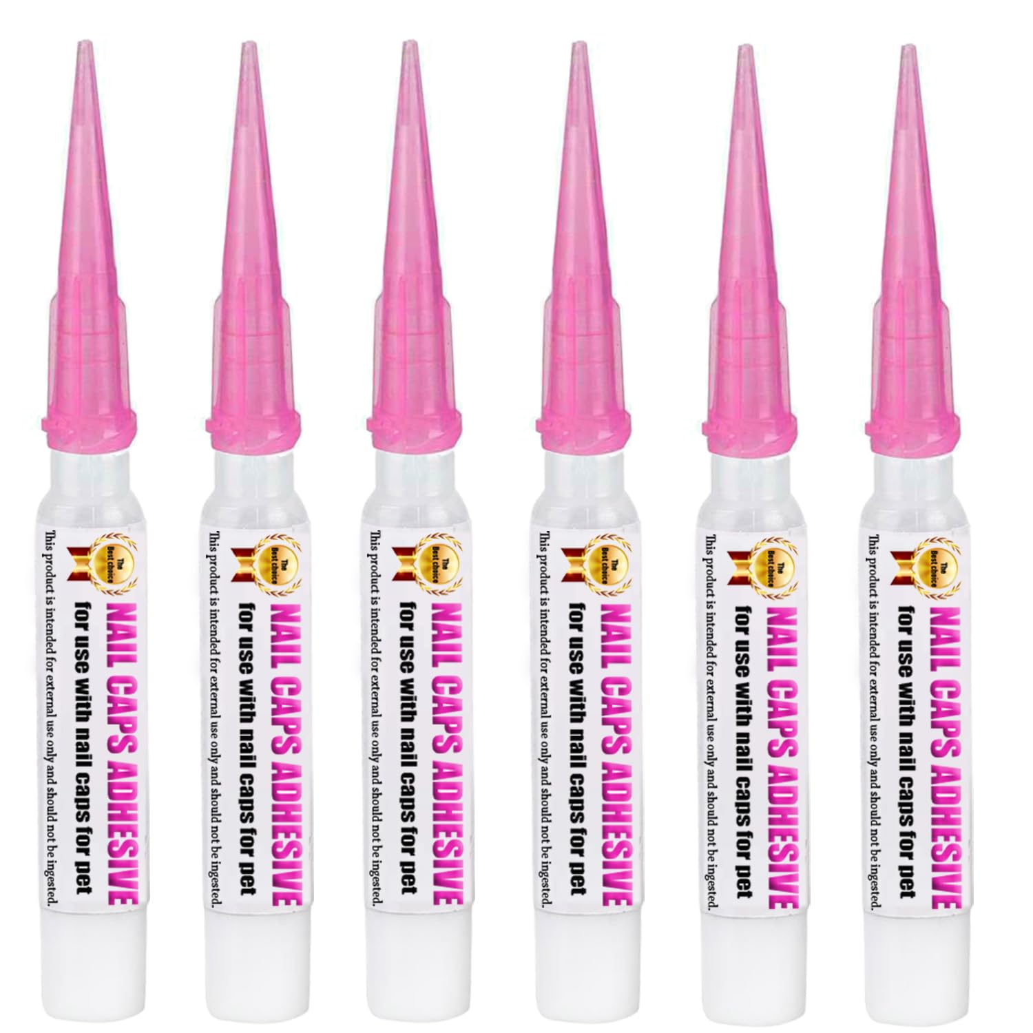 YMCCOOL nail adhesive glue tubes close-up for fast-drying pet cap adhesion