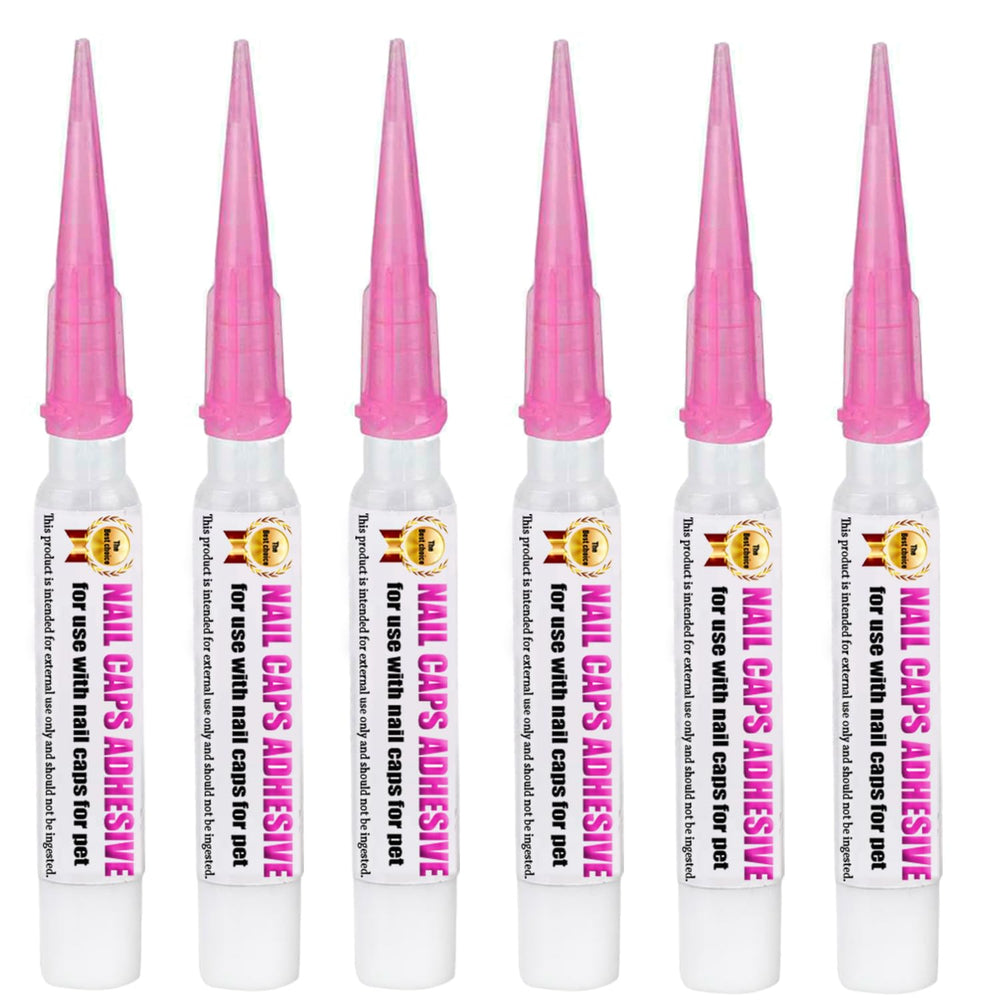 YMCCOOL nail adhesive glue tubes close-up for fast-drying pet cap adhesion