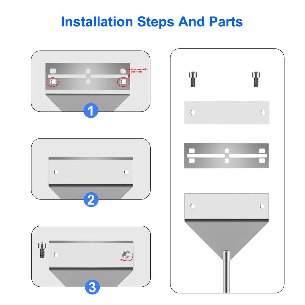 Ymiueip complete kit includes sheath, tweezers, and 10 replaceable blades for thorough care.