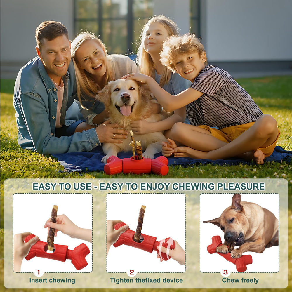 Yobbai bully stick holder secure clamp for safe treat sessions