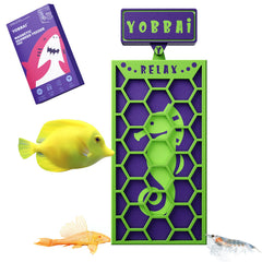 YOBBAI Magnetic Seaweed Feeder sways with tank flow for natural foraging