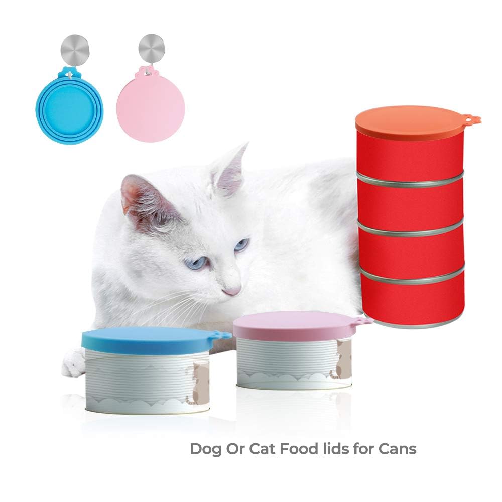 Yobbai pet can lids color-coded-use aids meal organization