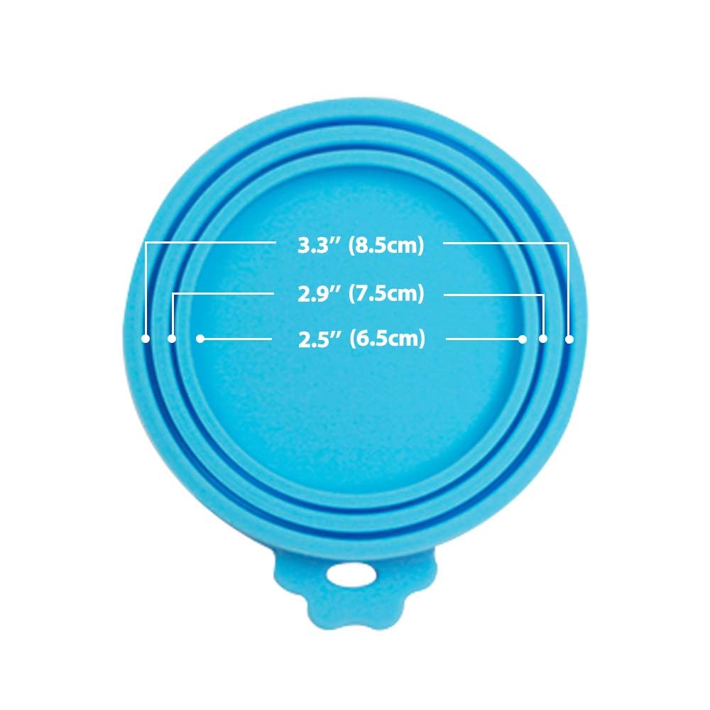 Yobbai pet can lids easy-on-off with raised pull tab for wet hands