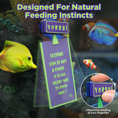 YOBBAI Seaweed Clip multi-species shown in a diverse tank