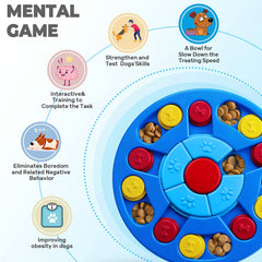 Yoboeew dog puzzle with treat dispenser for training and slow feeding