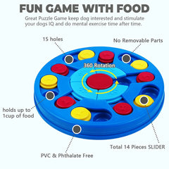 Yoboeew puzzle toy Level 1-3 play action engages puppy curiosity