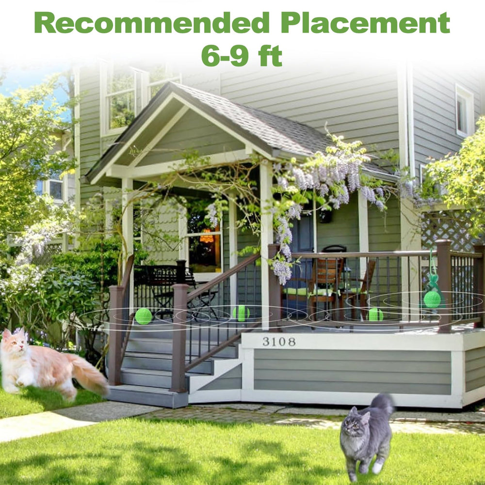 Yocisku cat repellent mesh bags included for versatile placement.