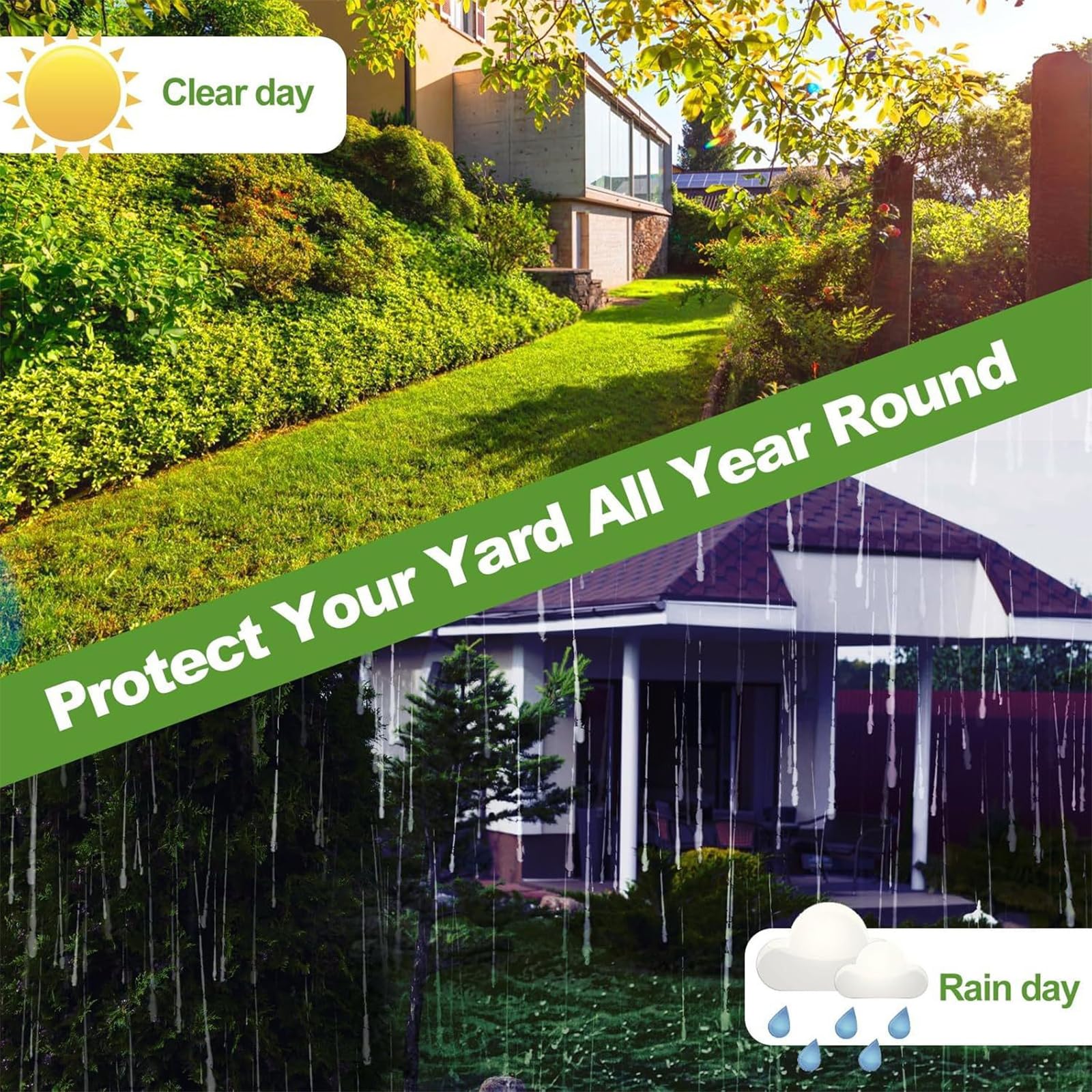 Yocisku cat repellent weather-resistant formula lasts longer in sun and rain.