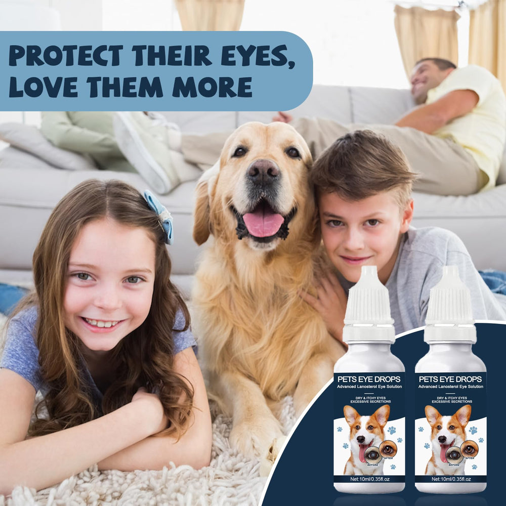 Yocisku Cataract Drops 2x10ml packaging for multi-pet households