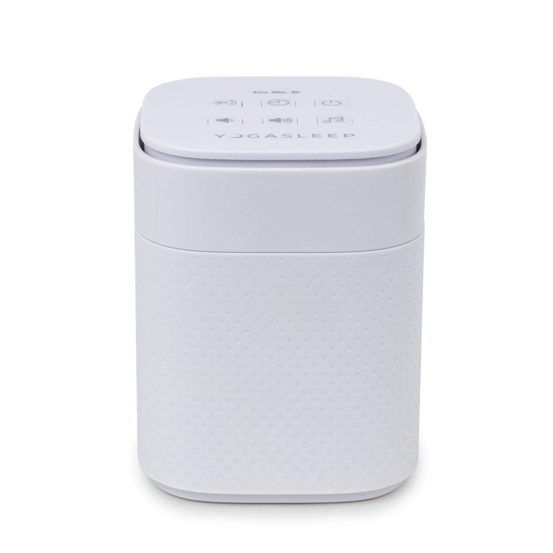 Yogasleep Pawzz front view demonstrates compact design for a calmer pet space.