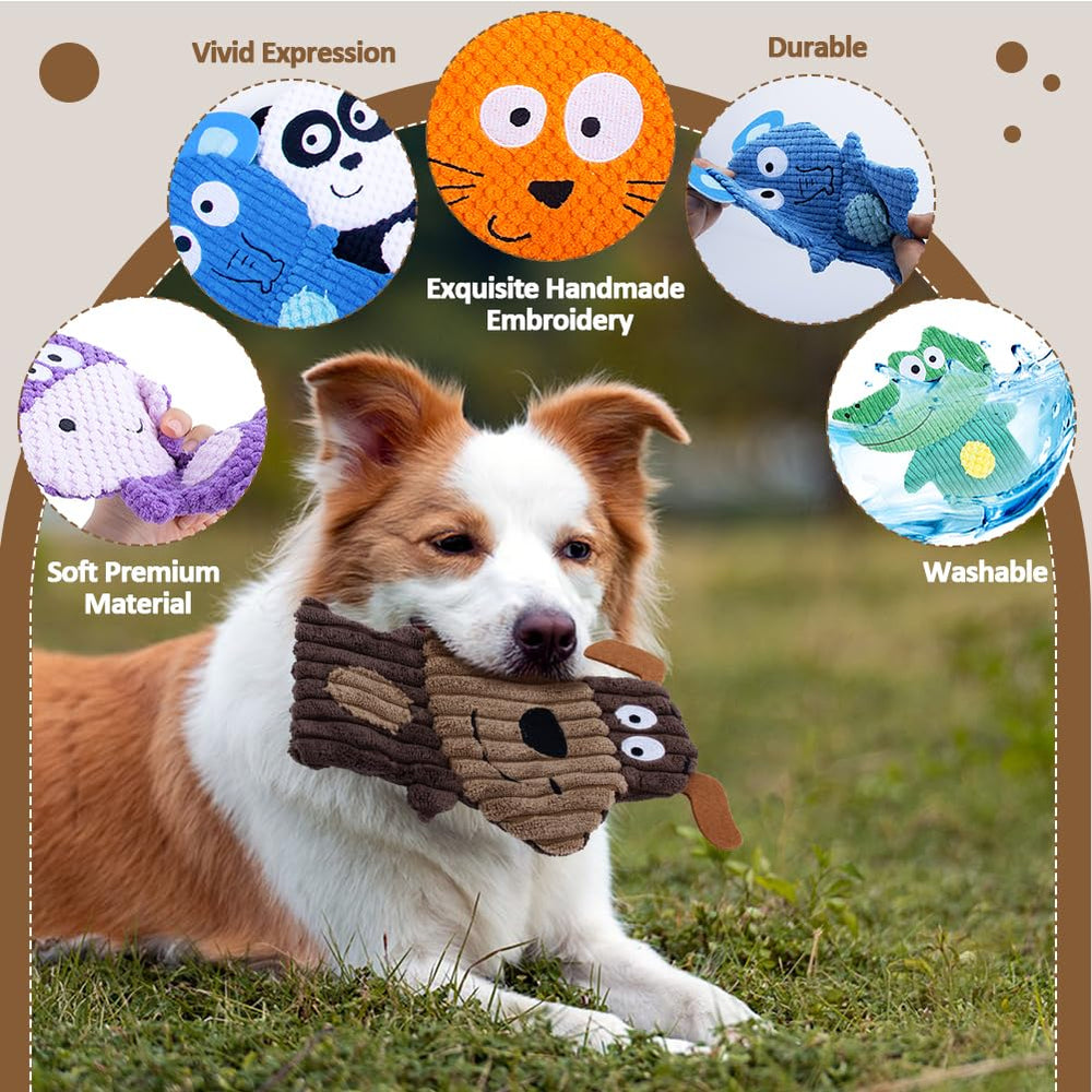 Yohome fox toy crinkle texture for sensory exploration during chews.