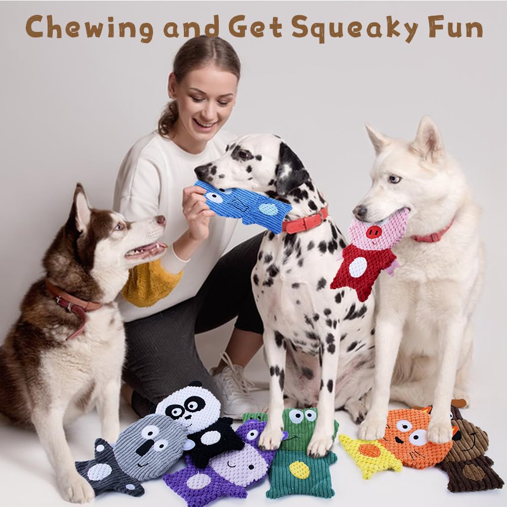 Yohome panda toy squeaker invites curiosity and keeps dogs engaged.