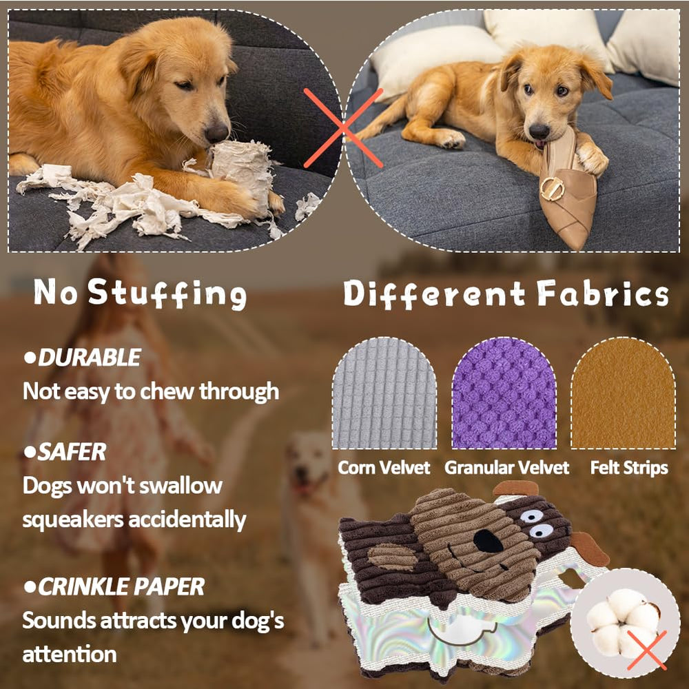 Yohome no-stuffing pig toy squeaker boosts attention during playtime.