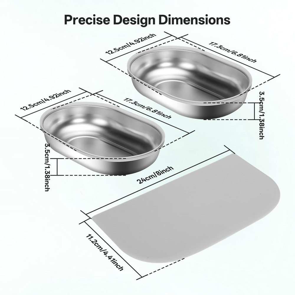 YOIHABV feeding mat helps prevent messes and keeps the feeding area neat.