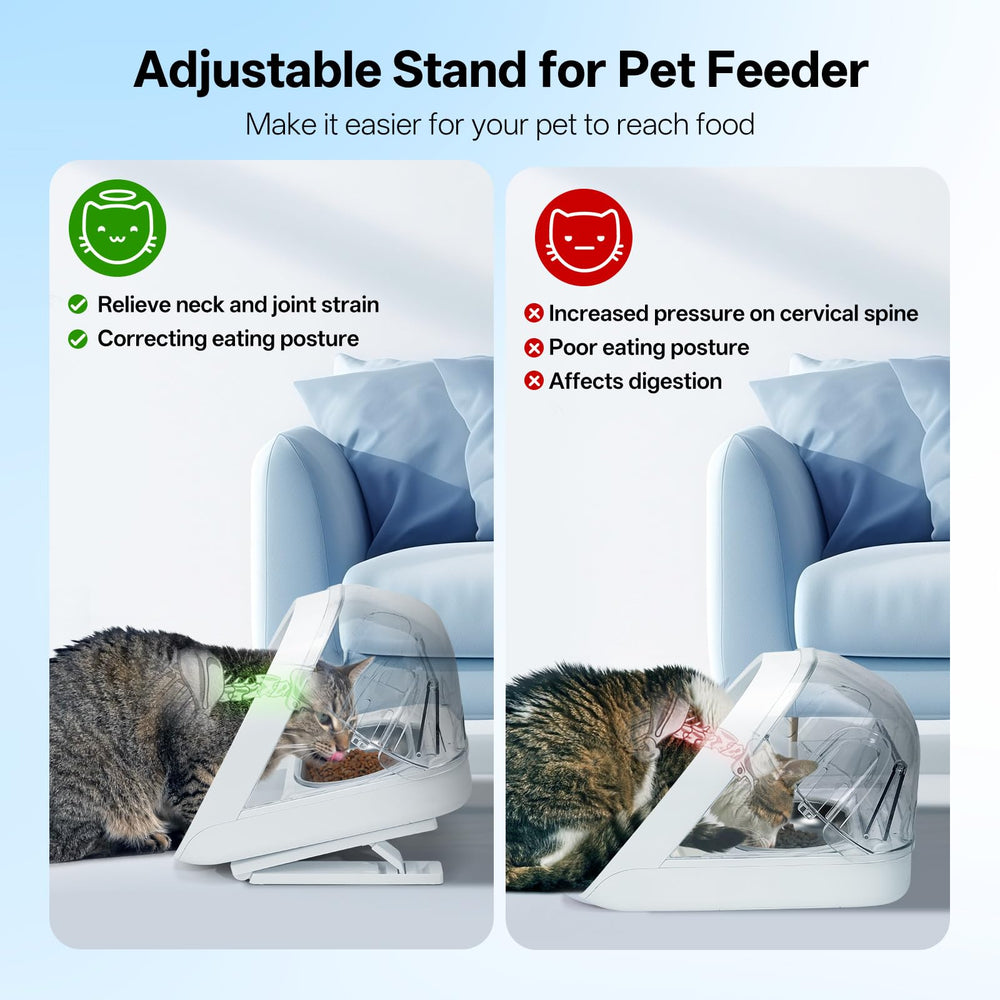 YOIHABV micro chip feeder connect compatibility illustration improves meal automation.