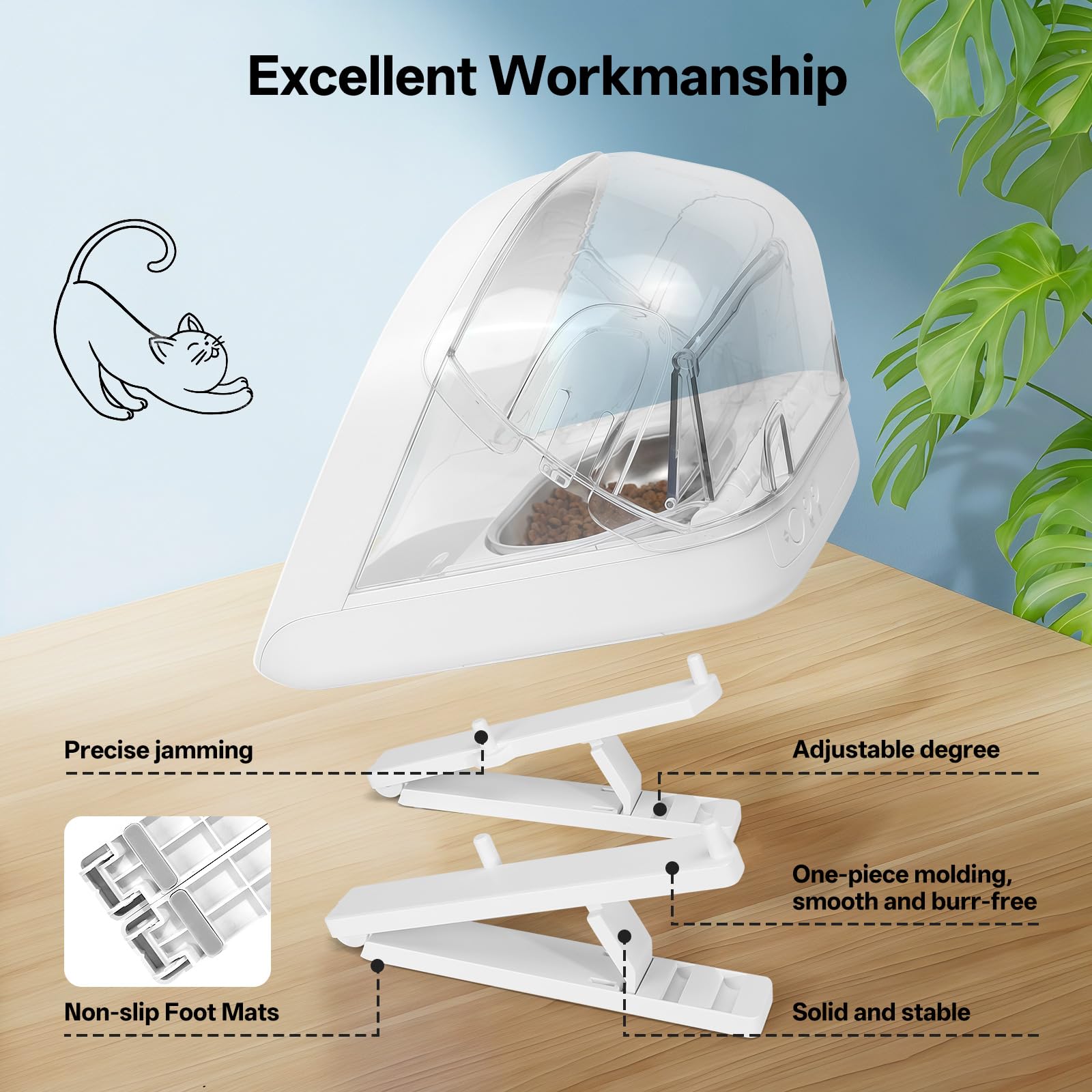YOIHABV stable-foot-mats closeup anti-slip support for secure feeding.