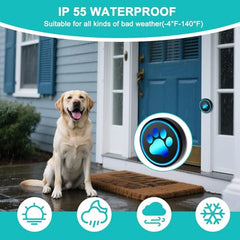 Yoiilifee dog doorbell 60 melodies to customize alerts for pets