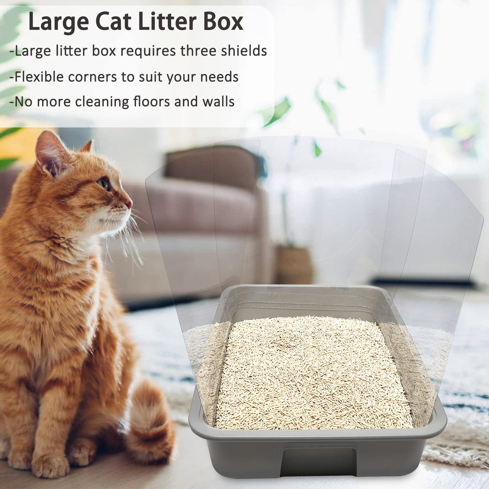 YOILES open-top litter pan guard offering easier cat access.