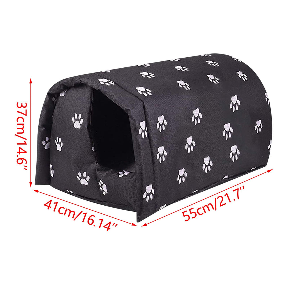 YOMEESOUL outdoor feral cat house garage-indoor-use offers versatile placement.