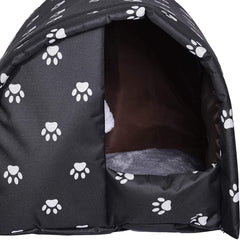 YOMEESOUL outdoor feral cat house open-entrance provides warm shelter.