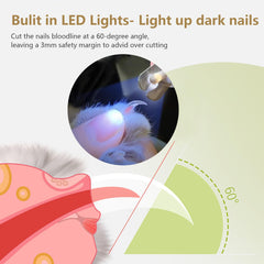 YOMEYOT 2-in-1 nail trimmer and grinder in compact design for home grooming.