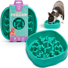 Yomp BetterFeeder bowl top view promotes slower, more engaging meals.