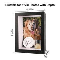 Yongvelin fur keepsake box stores a lock of fur and tiny tokens