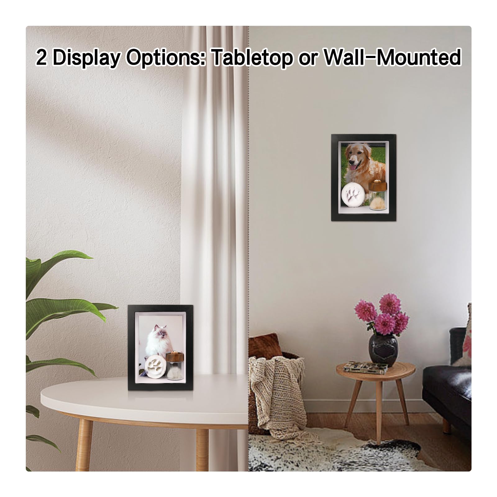 Yongvelin sympathy gift dog memorial frame for pet owners