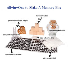 Yongvelin paw print kit captures imprint for a lasting keepsake.