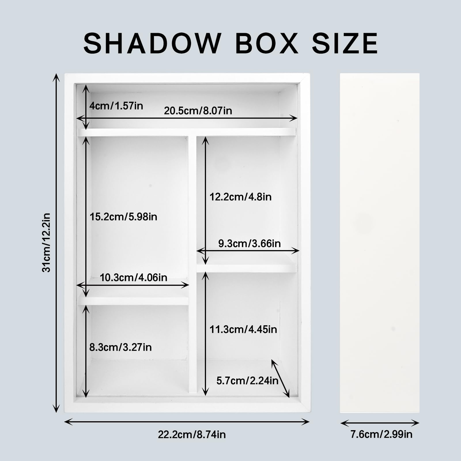 Yongvelin solid wood frame with glass front preserves displayed memories.