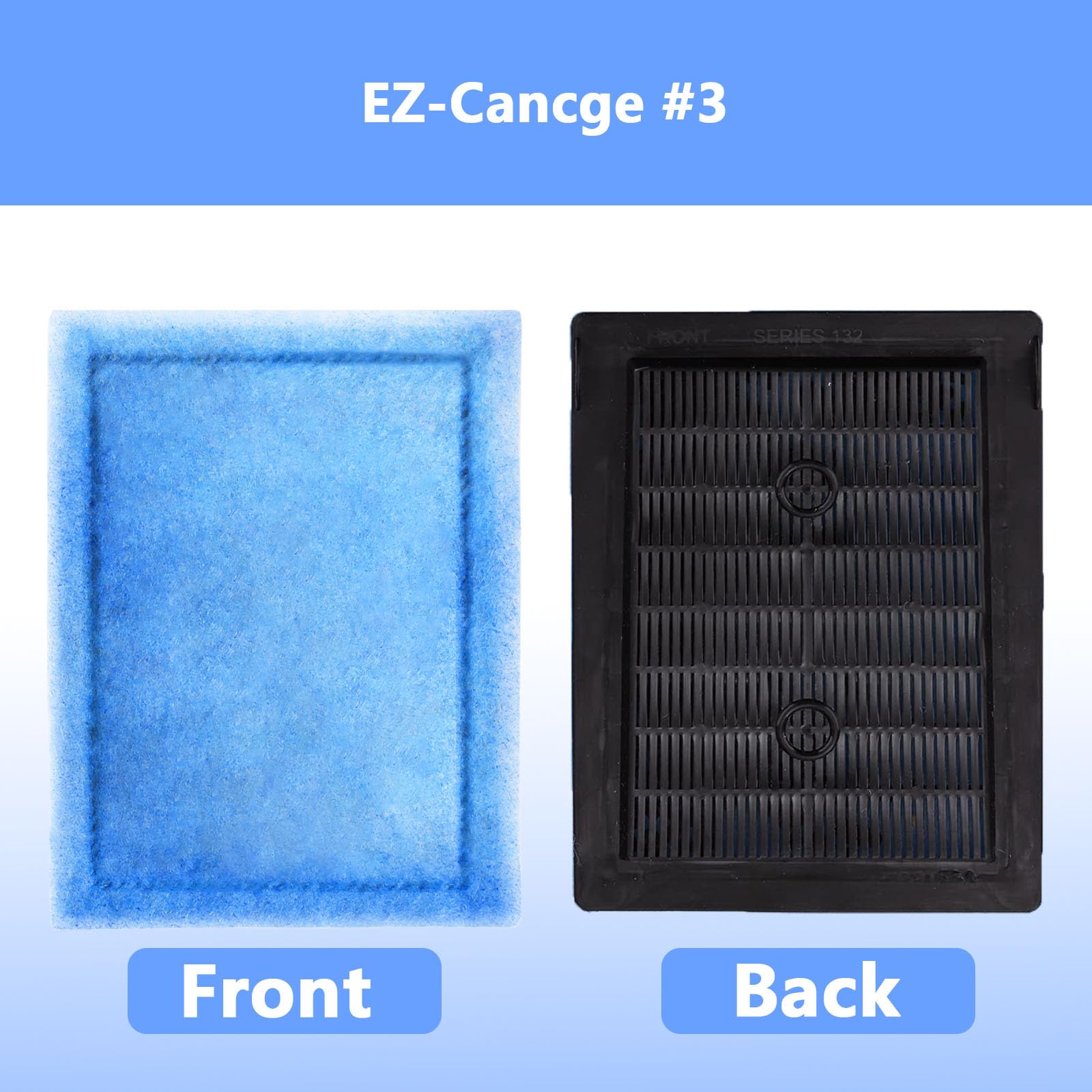 Yonice 2-4 week replacement cadence supports consistent water quality