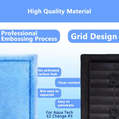 Yonice filter cartridge in aquarium filter housing demonstrates proper fit and easy replacement.