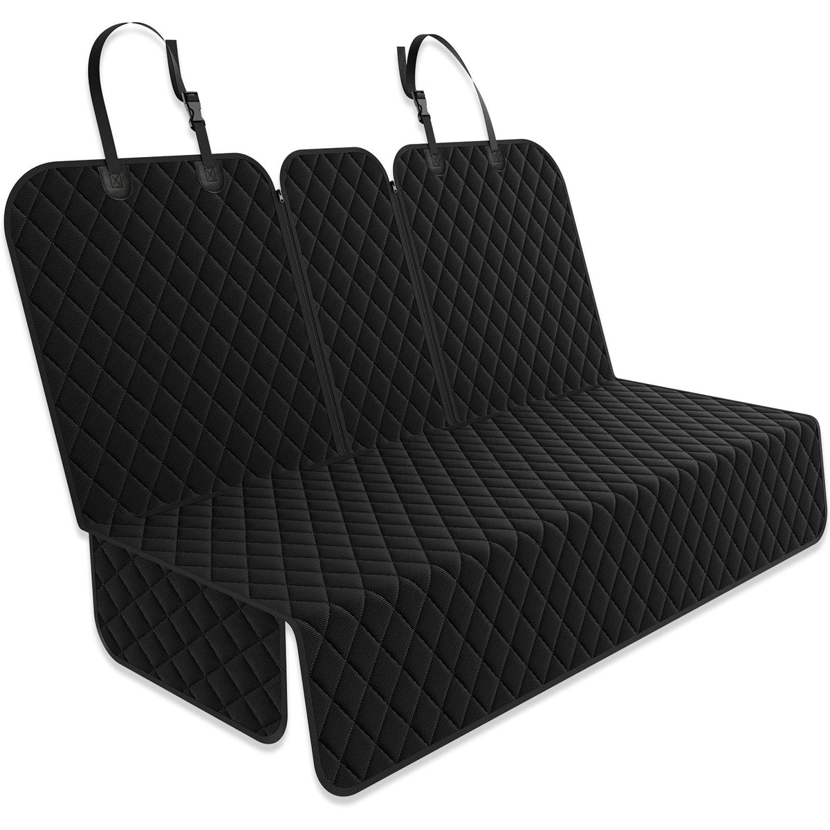 Yonktoo dog car seat cover back seat coverage keeps seats clean from mud and hair.