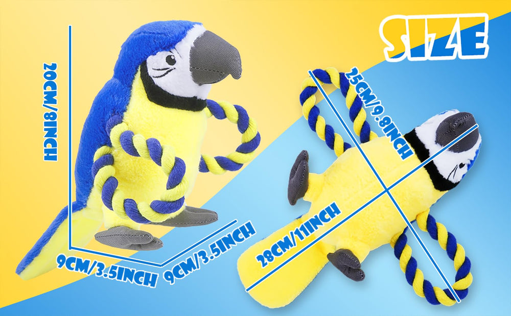 YONLIT durable heavy-cloth dog toy stands up to energetic play across sizes.