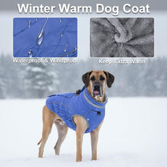 Yoochee dog coat built-in harness with D-rings for leash