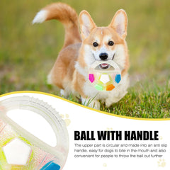YOOGAO Pet dog toy ball floating in water supports poolside fetch.