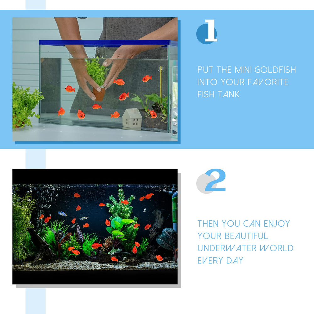Yookeer resin fish mini garden scene decor for fairy-tale landscapes