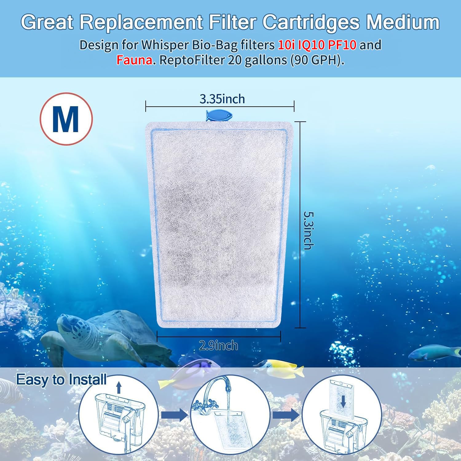 Yoolight dense double-sided screen enhances filtration efficiency in aquariums