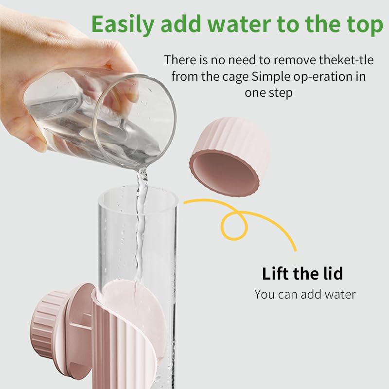 YOOSO WING 9.4 oz (280 ml) capacity supports small to medium birds