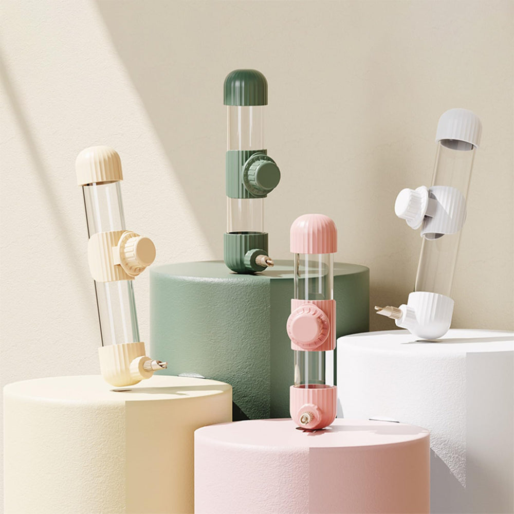 YOOSO WING automatic feeder installed inside cage for convenient hydration