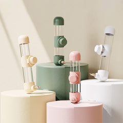 YOOSO WING automatic feeder installed inside cage for convenient hydration