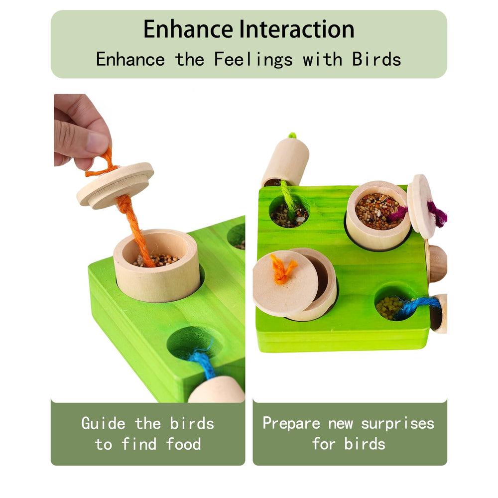 YOOSO WING Birdie Puzzle Feeder shows durable, safe materials for chewers