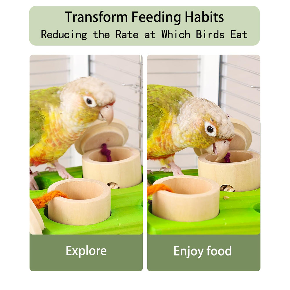 YOOSO WING Birdie Puzzle Feeder size approx 4.7 inches fits small to medium birds