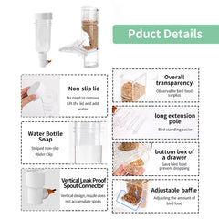 YOOSO WING Gravity Feeding Design minimizes daily refills and reduces mess
