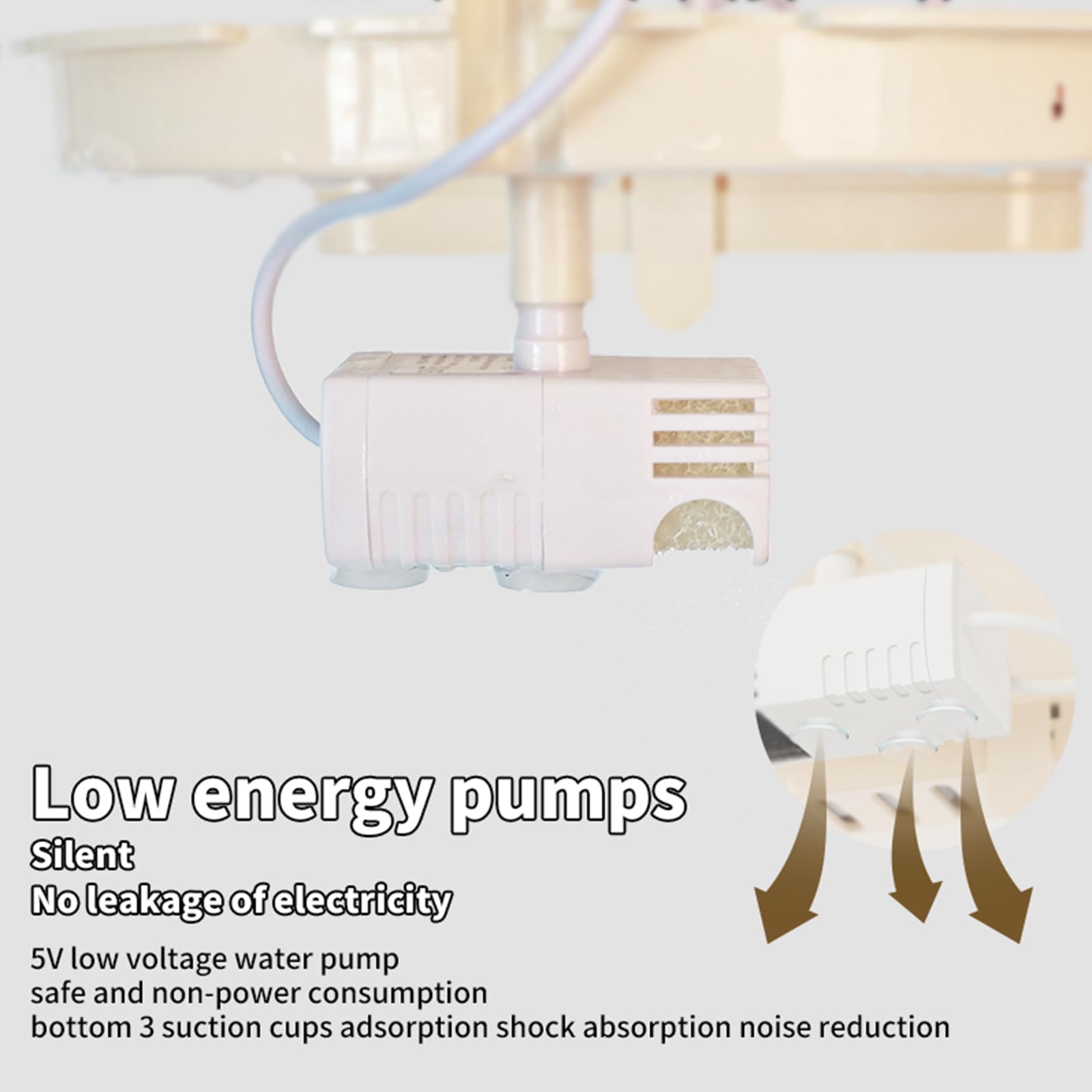 YOOSO WING large capacity lasts up to four days between refills.