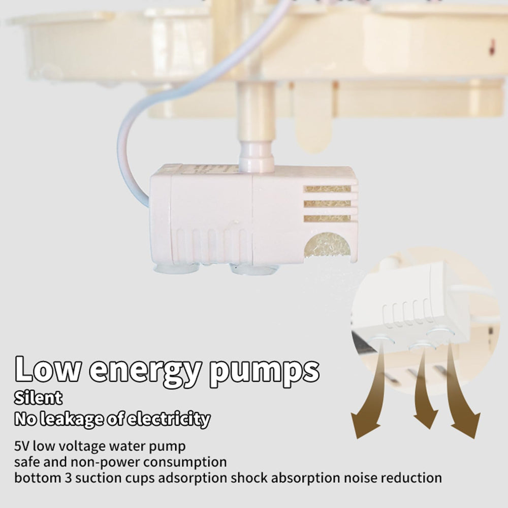 YOOSO WING large capacity lasts up to four days between refills.