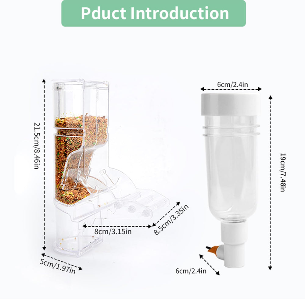 YOOSO WING Splash Guard keeps seeds from scattering while birds munch