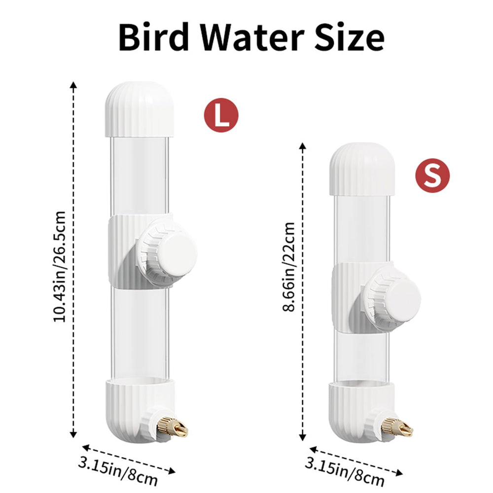 YOOSO WING two sizes fit small to medium birds for daily hydration