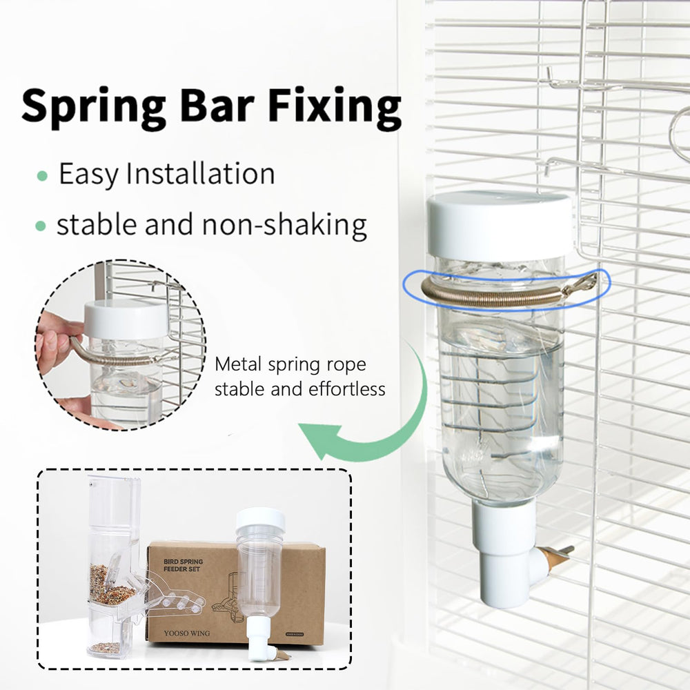 YOOSO WING Water Dispenser with spring valve keeps water clean and accessible